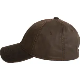 FWRD Oilskin Cap Chocolate Side